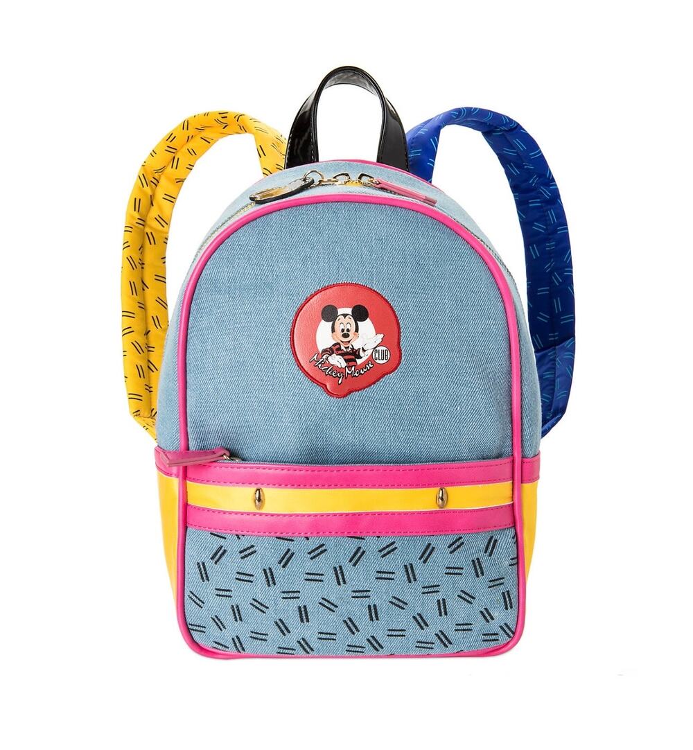 NWOT Disney Parks Mickey Mouse Club Denim Mini Backpack by Danielle Nicole
